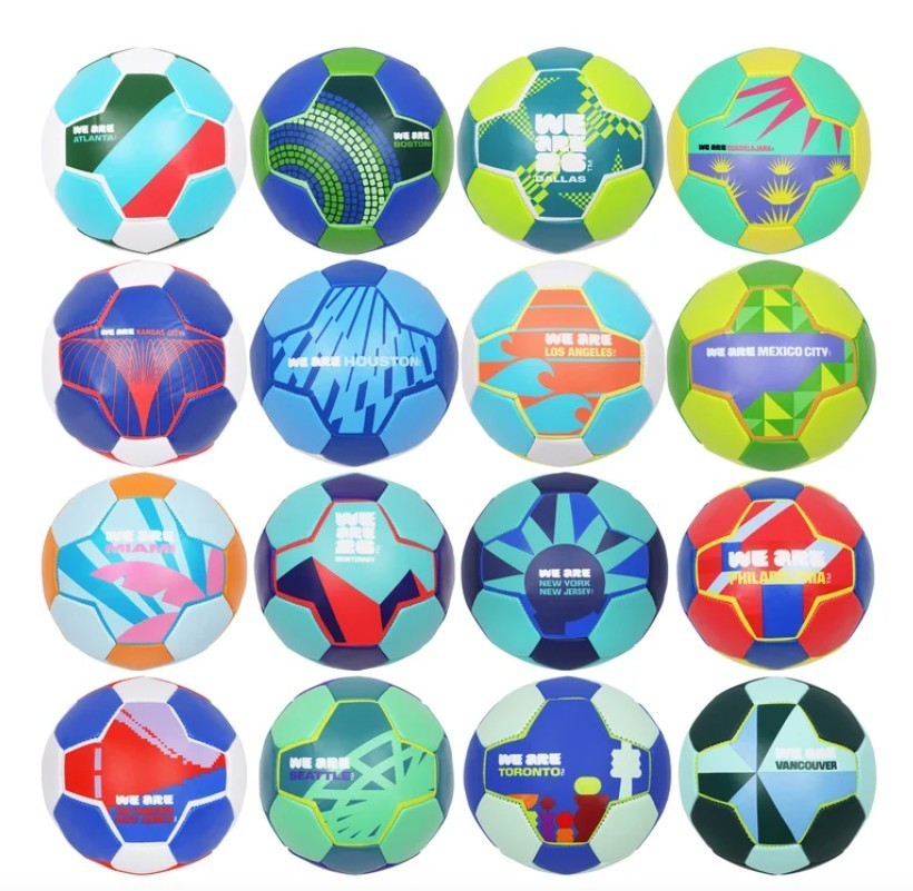 FIFA World Cup 2026 16-Piece Host City Mini Foot Ball Set Official