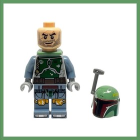 Lego 9496 Star Wars Boba Fett Minifigure EUC SW0396 Retired 2012 No Pauldron