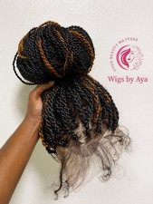 Full Lace Senegalese Twists Braided Wig For Women.