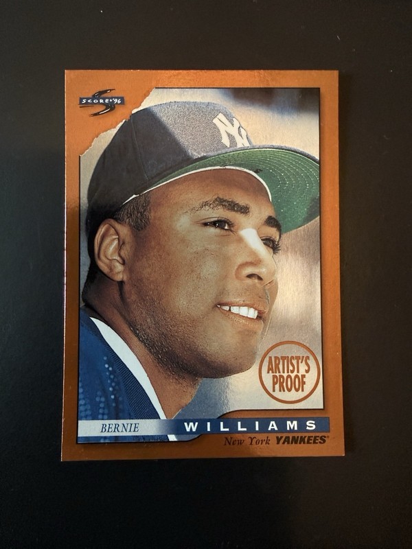 1996 Score - Bernie Williams #68 Dugout Collection Series 2 Artist's Proof