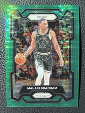 2023-24 Panini Prizm Malaki Branham Green Pulsar Prizm SSP /25 🔥💎SA Spurs