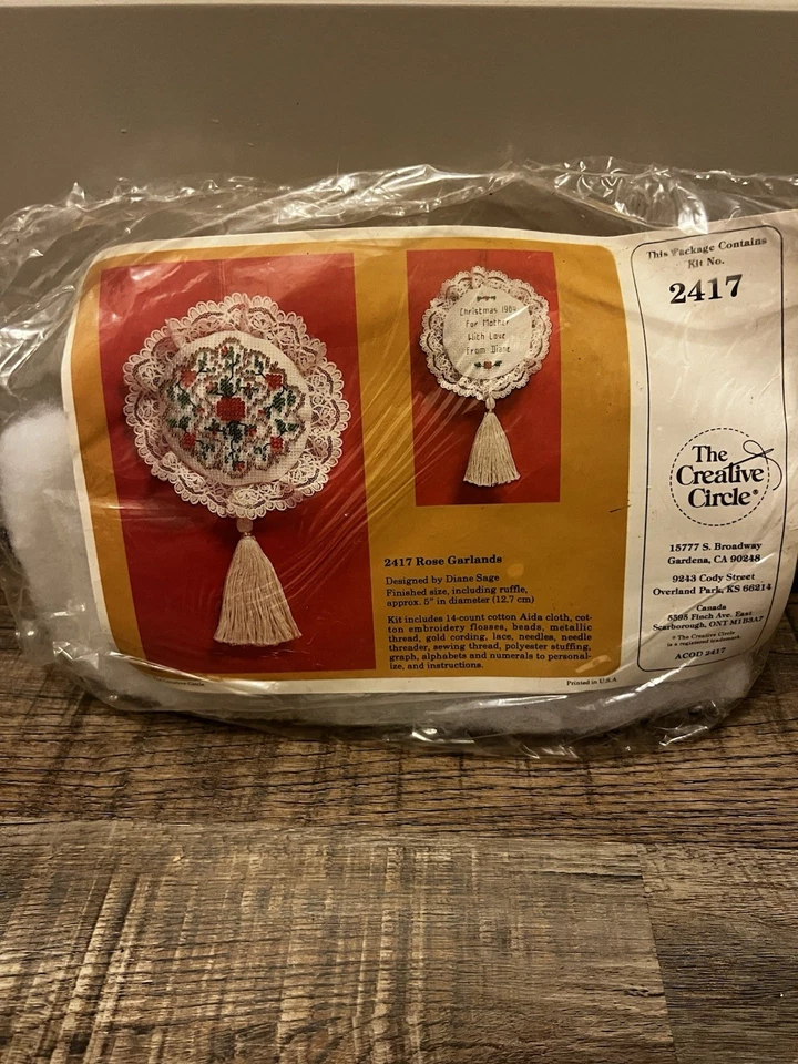 Kits de punta de aguja de bordado círculo creativo vintage y más lote de 19 Foto 3 de 4