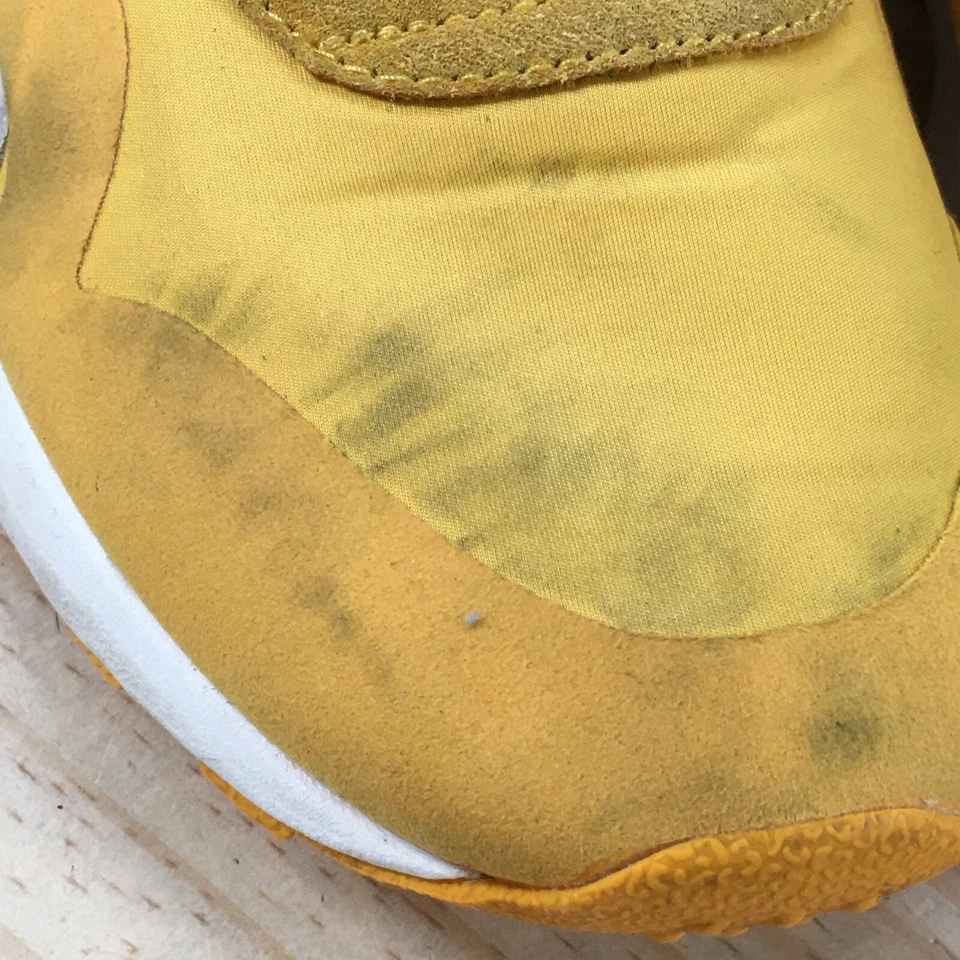 Reebok Shoes Womens 7 Classic Nylon SP Lifestyle Sneakers Yellow Canvas Lace Up - Image 4 of 4