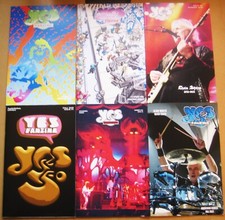YES FANZINE Lot all 6 CHRIS SQUIRE Anderson Wakeman Howe White Moraz Bruford