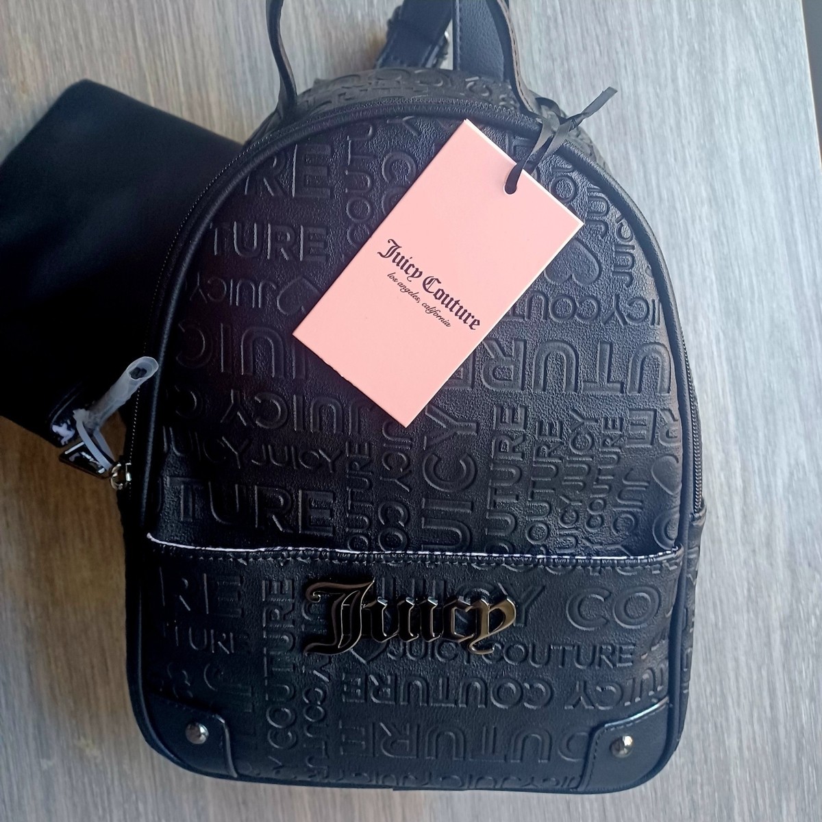 Juicy Couture Pullout Pouch Backpack Licorice- One Size | eBay display picture 1