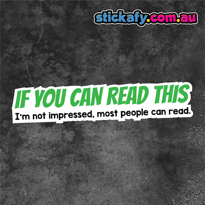 You Keep Tailgating Sticker Funny Laptop Car Window Bumper 4x4 Decal - Foto 11