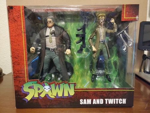 McFarlane Toys Spawn Wave 4 Sam Twitch Deluxe 7" Action Figure Set New 2022
