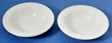 Two (2) Homer Laughlin Fruit or Desert Restaurant Rimmed Bowls