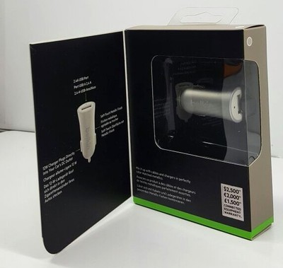 Belkin F8M730btSLV MIXIT Metallic USB Car Charger for Apple and  