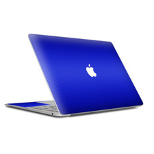 Skin Decal Wrap for MacBook Air Retina 13 Inch - Blue Carbon Fiber look