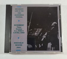 SVIATOSLAV RICHTER - Schubert: Piano Sonatas D.566 - D.960 rec. 1964 1990 CD