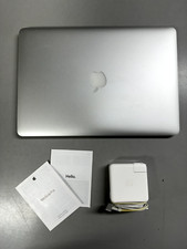 Broken Screen 2012 Apple MacBook Pro 15" i7 2.6GHz 512GB Silver A1398 Bundle