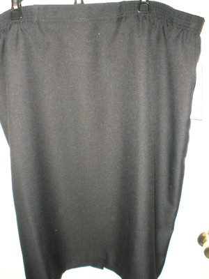 NEW Alfred Dunner Black Skirt 22W (T51)