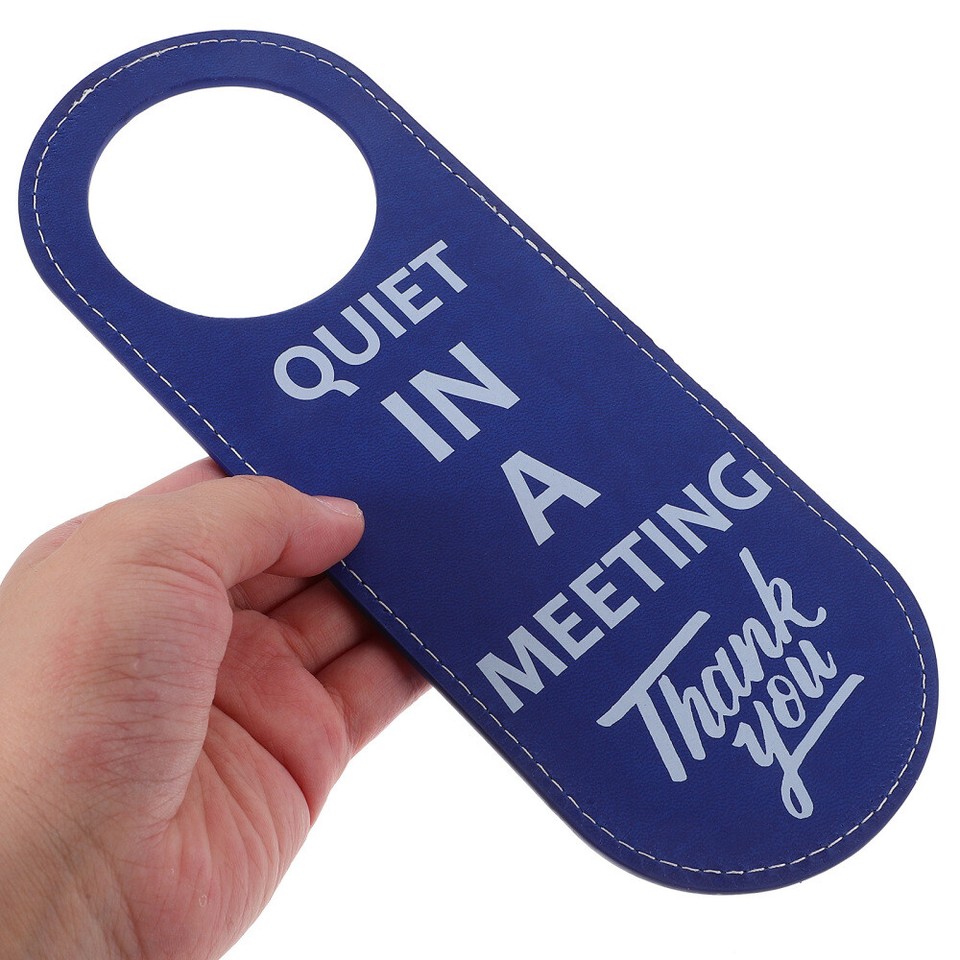 Double Sided Door Hanger Sign for Conference Room Meeting Room Office