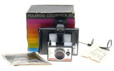 Polaroid Colorpack 80 Instant Land Pack Film Camera Original Box Manual 1971-76