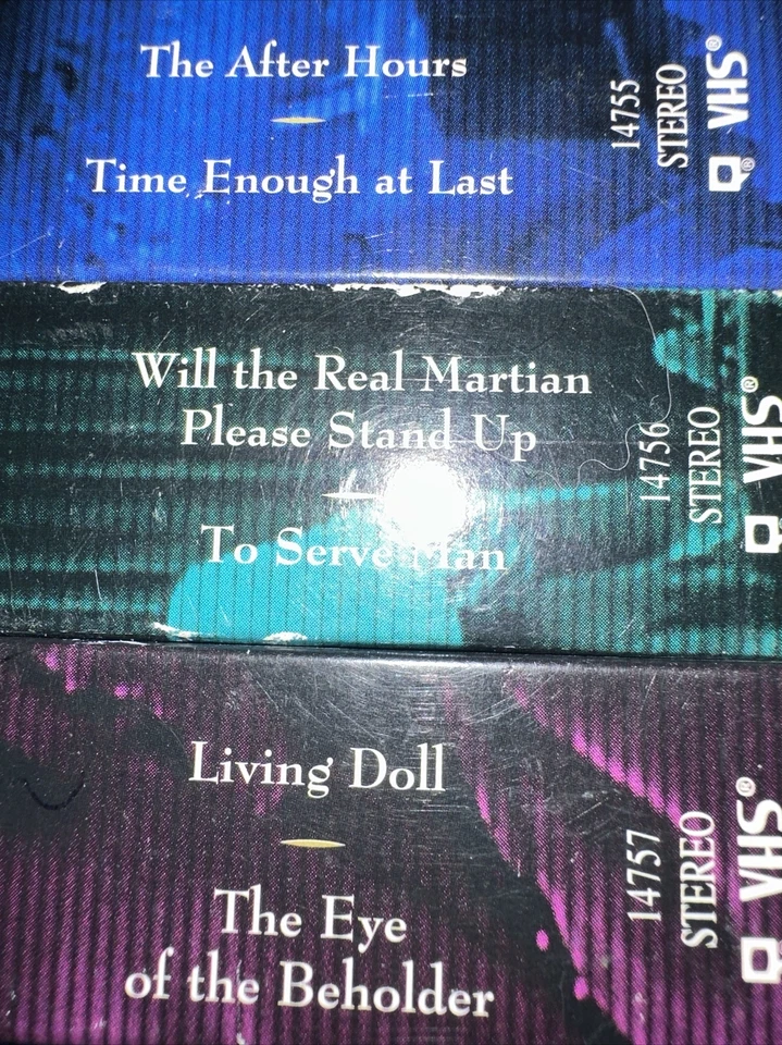 The Twilight Zone vhs lot “ 3 Tapes 6 Movies - Image 2 of 4