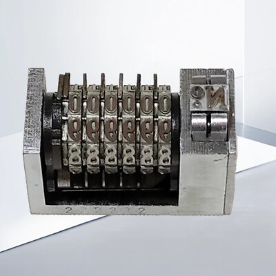 4X8 6Digit Roman Backward Printing Machine Mini Small Printer Numbering Machine