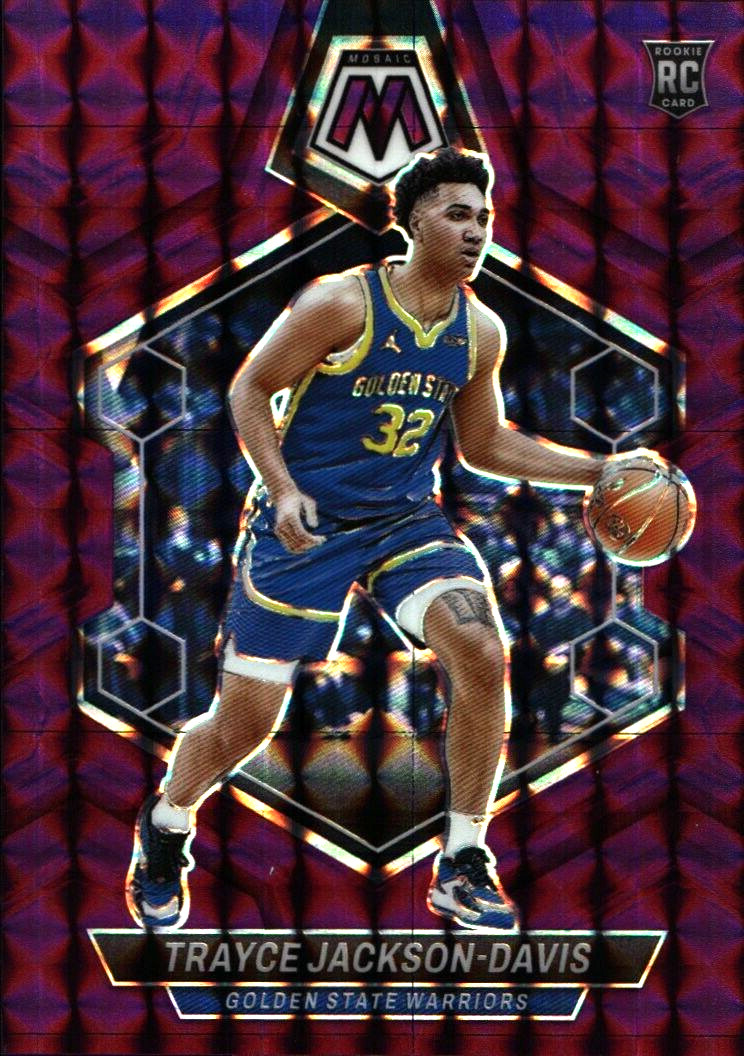 2023-24 Panini Mosaic Mosaic Purple #205 Trayce Jackson-Davis Rookie /99
