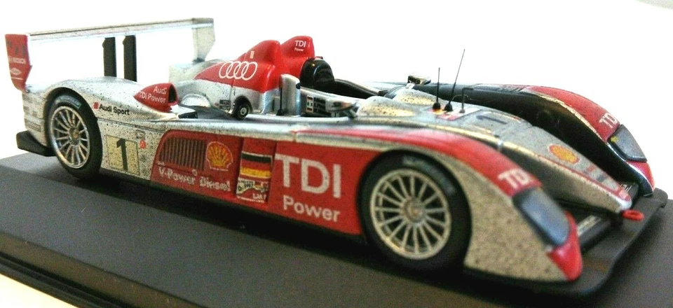 IXO Audi R10 TDI LM2007B #1 Le Mans Winner Dirty Race Finished Conditions 1/43 - Image 3 of 4