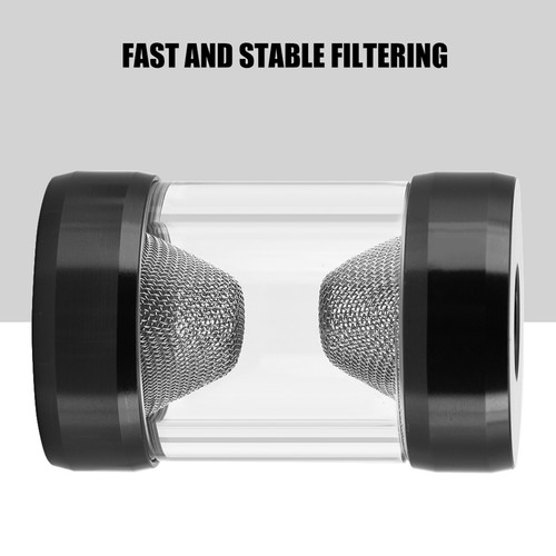 Computer PC Water Cooling Flow Pump Reservoir Filter Covers G1/4 Thread for PC - Afbeelding 2 van 8
