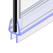 Glass Shower Bath Screen Door Seal Rubber Strip Gap 4 - 26 mm
