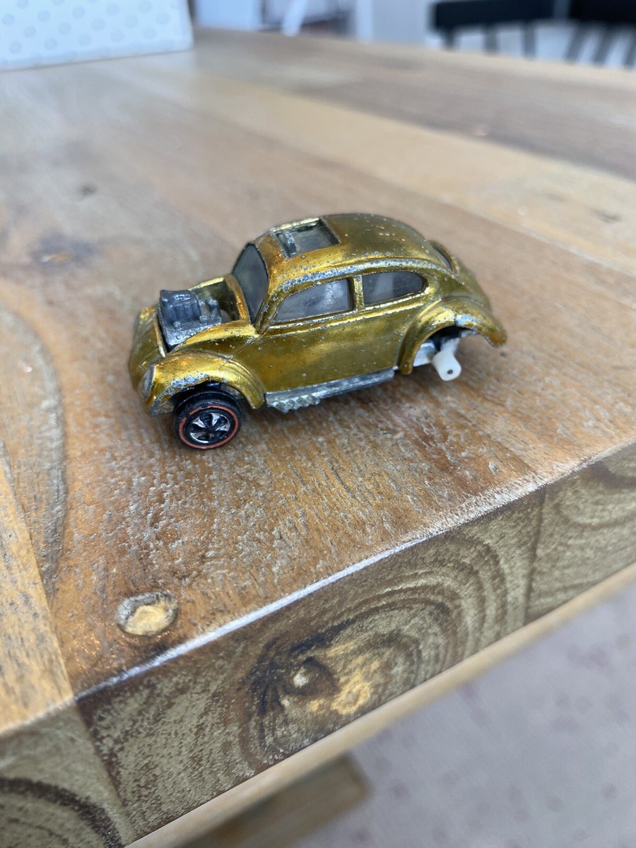 Vintage 1967 Hot Wheels Redline Custom Volkswagen Gold VW