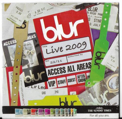 BLUR - Live 2009 - CD du Sunday Times - Photo 1/2