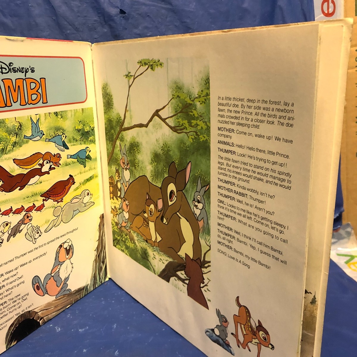 WALT DISNEY'S BAMBI RECORD LP COVER ONLY / NO DISC / COVER ART | eBay