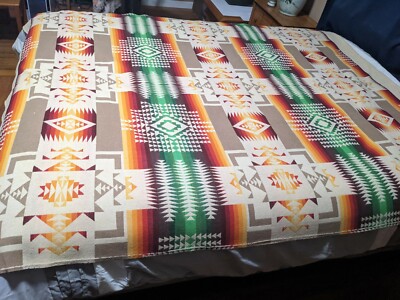 アウトドア寝具 Pendleton Beaver State Indian Blanket Vintage Pendleton Beaver State Chief Joseph Indian Blanket