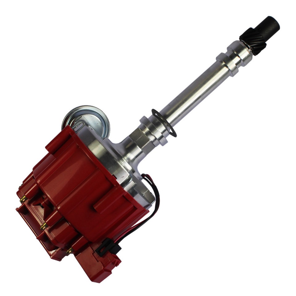 Ready-to-Run Red Distributor - Fits Chevy Small Block & Big Block - Speedway Motors 9106701R - View #2