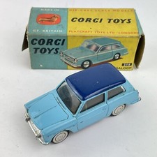 Vintage Boxed Corgi Toys No. 216 Austin A40 Saloon Two Tone Blue