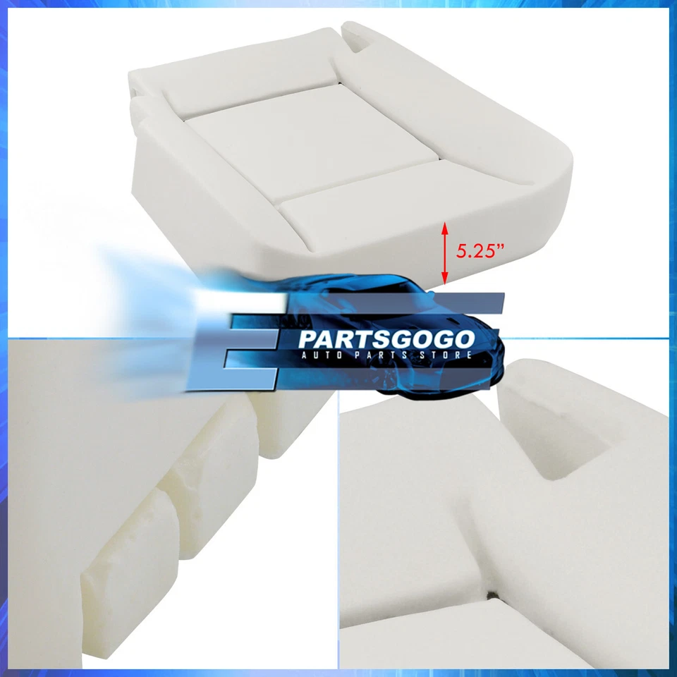 For 06-08 Ram 1500 / 06-09 2500 3500 Driver Side Seat Bottom Lower Cushion Pad Foto 2 de 4