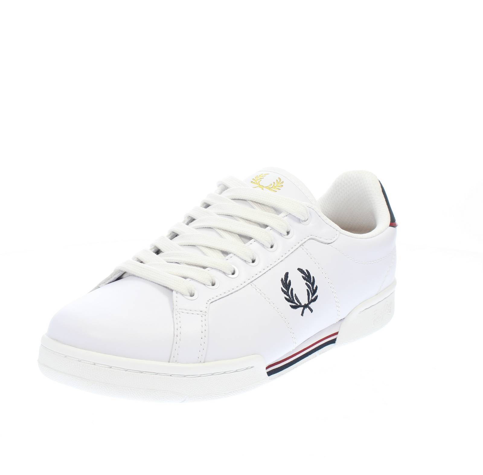 Кроссовки Fred Perry Basse в Pelle Bianco - Taglia 44 95 US 285 см Scarpe 30190₽