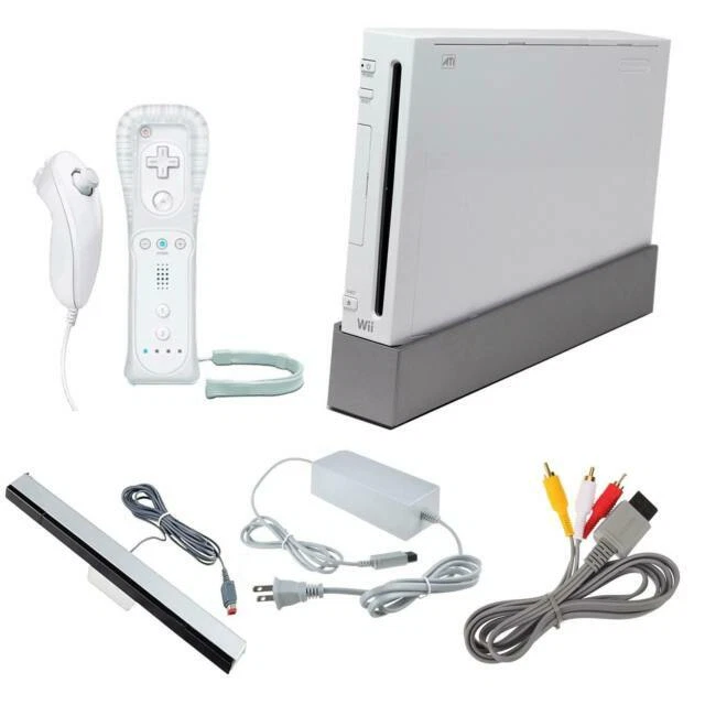 Console rétrogaming Nintendo WII BLANC+WII SPORT ET RESORT