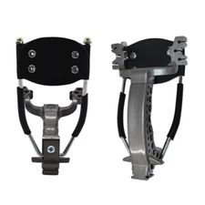 Two High Velocity Folding Catapult Wrist Slingshots Sling Holder Rocket Hunting