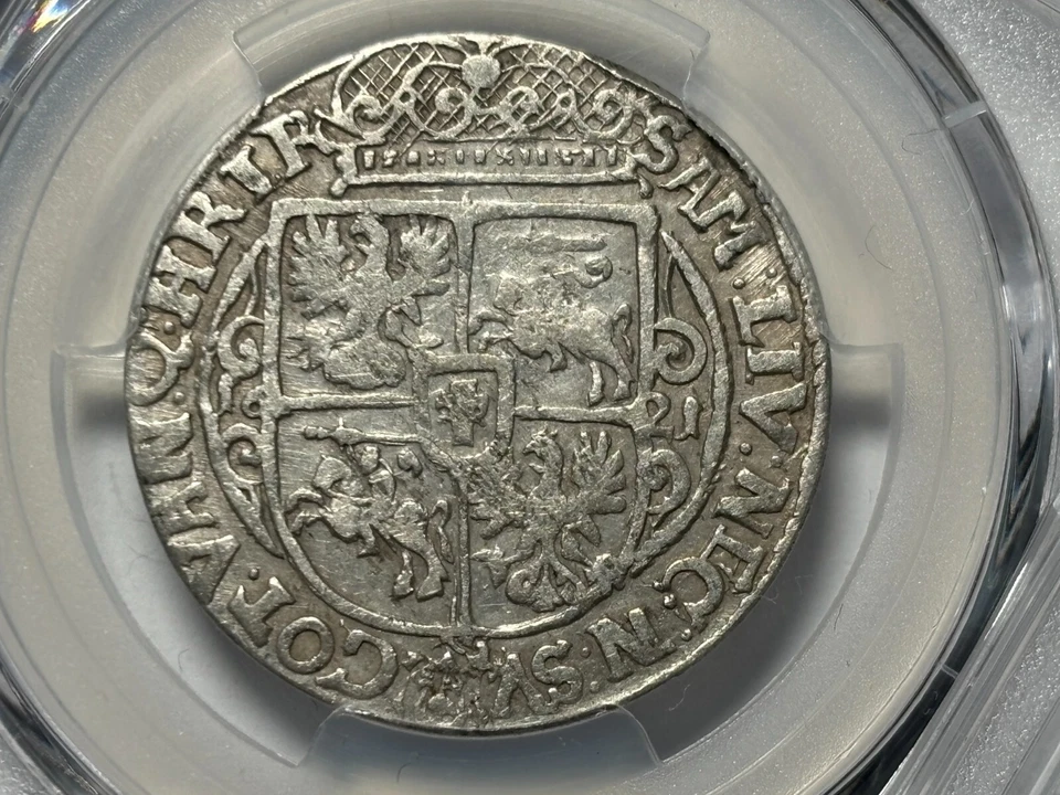 Sigismund III Vasa, Ort 1621, Bydgoszcz, ROSE FLOWER, PRVM - Image 2 of 4