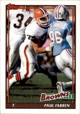 1991 Topps Paul Farren #603