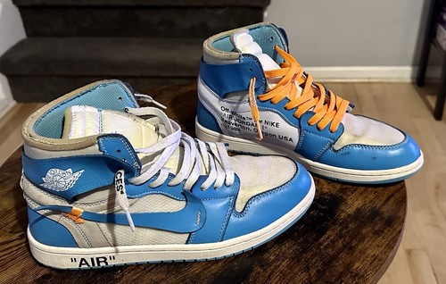 Size 9.5 - Jordan 1 Retro High OG x OFF-WHITE UNC 2018 884499157694 | eBay