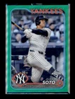 2024 Topps Chrome Juan Soto #150 Green Refractor 99/99 New York Yankees
