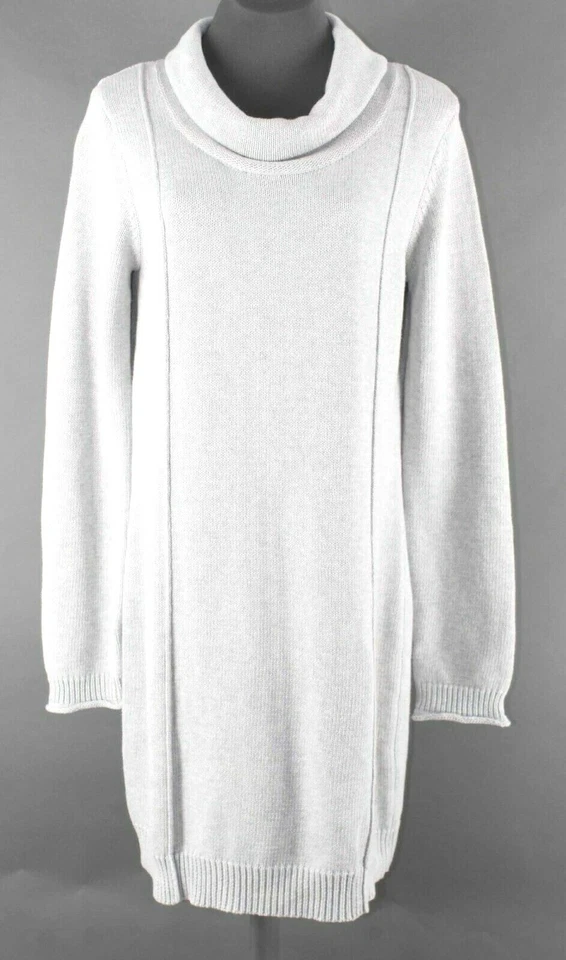 Vestido suéter Market & Spruce Gretel NOVO tamanho XL cinza tecido aberto acrílico blnd - Imagem 3 de 4