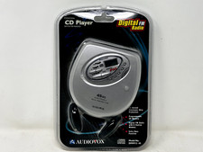 NEW Portable CD Player FM Radio Audiovox DM9913-45 45 Sec Skip Digital FM