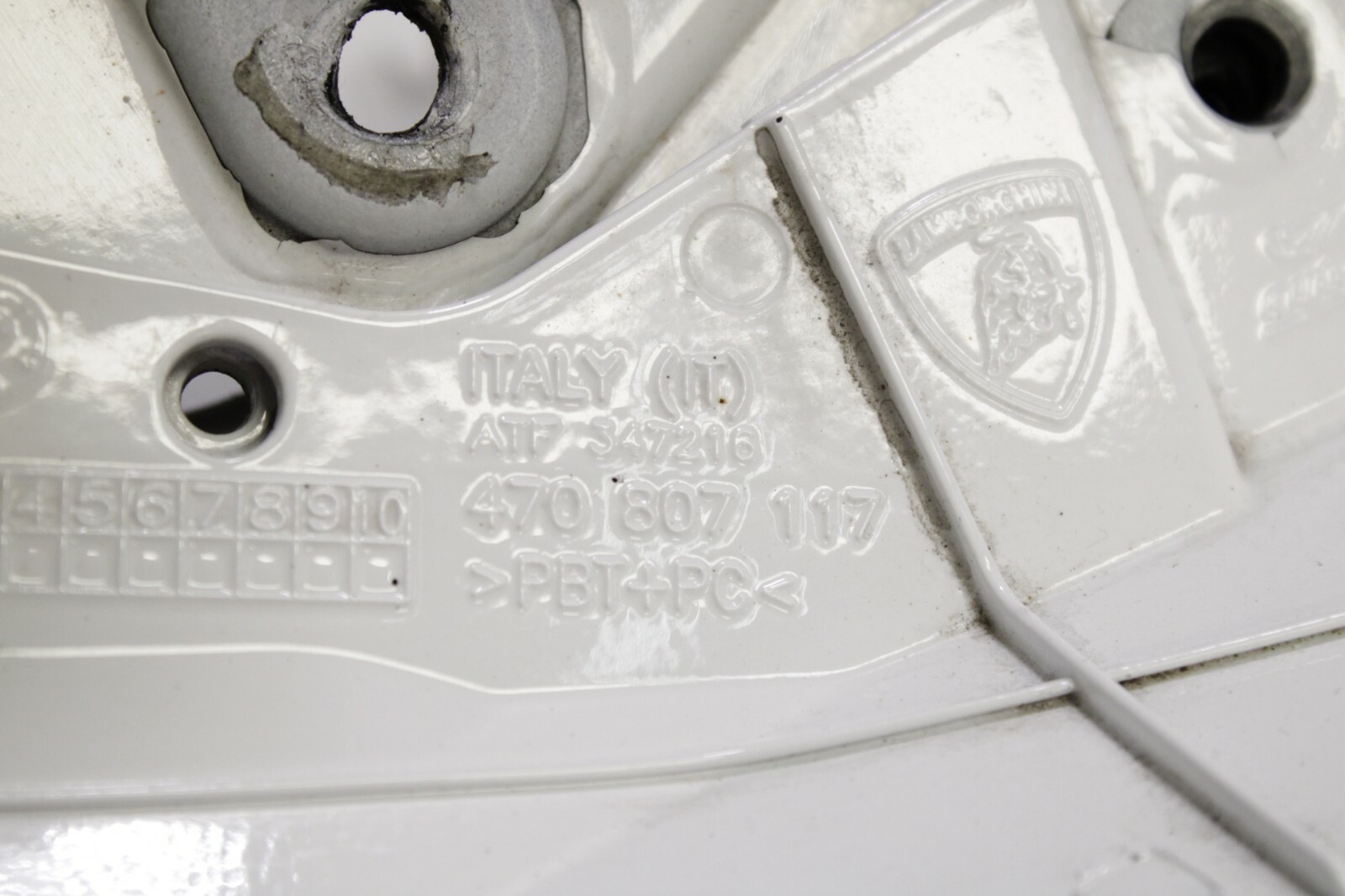 Lamborghini Aventador LP700 Rear Bumper Cover Skin 470807117 2012 - 2016 OEM
