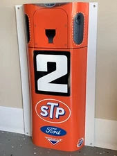 WOW!!1969 Indy 500 Mario Andretti Brawner Hawk Ford Race Car nose Style Sign!