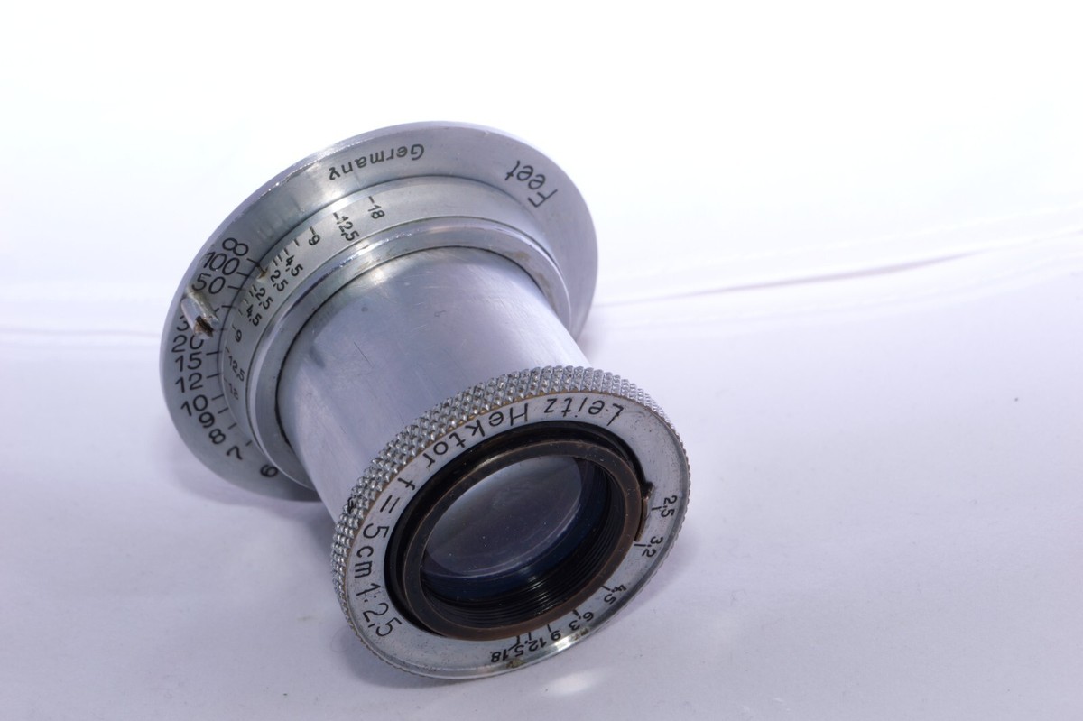 hiraryu1228ですTANAR-L HC 5cmF2. Vintage Chrome Leitz Hektor 5cm f2.5 lens. Circa. 1933. Caps