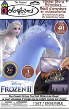 Lot Of 4 FROZEN COLORFORMS STICKER STORY ADVENTURE SET NEW,party Favor