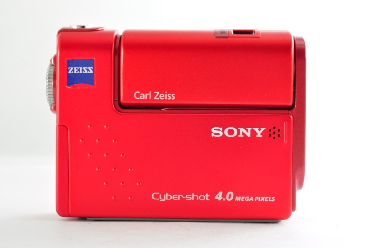 Sony Cyber-Shot DSC-F77A Red 4.0MP Digital Camera [Near Mint