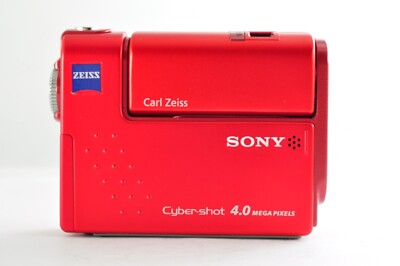 SONY Cyber−Shot 4.0 DSC-F77A Sony Cyber-Shot DSC-F77A Red 4.0MP Digital Camera [Near Mint