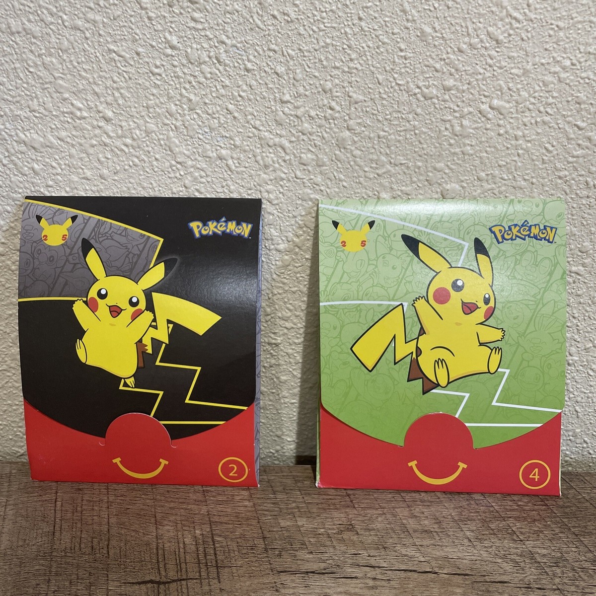 sealed mcdonalds pokemon cards New Sealed Pokemon 25th Anniversary Celebration Mcdonalds Booster #2 & #4  Sealed