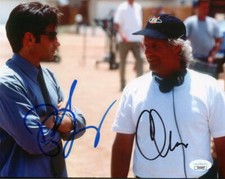 DAVID DUCHOVNY & CHRIS CARTER SIGNED AUTOGRAPH 8X10 PHOTO - THE X-FILES W/ JSA