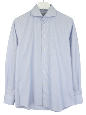 Suitsupply Try On Extra Slim Fit Formelle Shirt Herren 40/15 3/4 Nadelstreifen